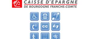 Handicap : Partenariat renouvelé avec la Caisse d'Épargne de Bourgogne Franche-Comté le 1er février 2011