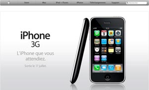 Premier week end et déjà un million d'Iphone 3G vendus !