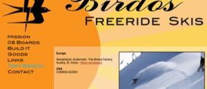 Découvrez la collection de skis Birdos Freeride !