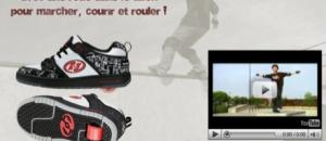 Méga tendance : les chaussures à roulette Heelys !