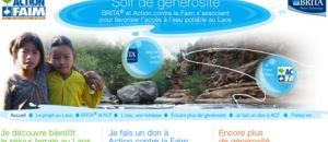 BRITA et Action contre la Faim lance le site internet : Soif de générosité !