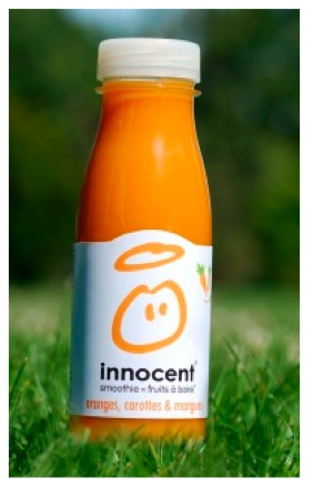 Le premier smoothie innocent mi-fruit, mi-légume !