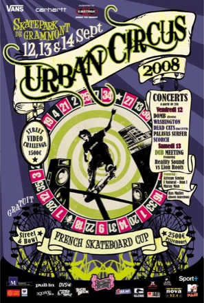 Championnat de France de Skateboard : SK8  TOUR 2008 !