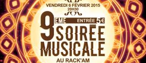 Soirée musicale étudiante avec L.E.J, Jah Ziek et Maât Yatra au Rack'am