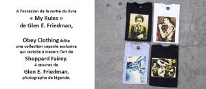 Obey est fière d'annoncer sa collaboration avec le légendaire Glen. E. Friedman