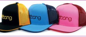 Les nouvellles casquettes de Billabong pour cet été 2005