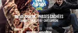 BILLIE BRELOK / PHASES CACHEES @ Café La Pêche (93)