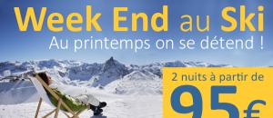 Offre spéciale Week-End au ski !