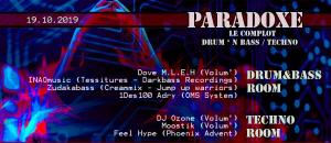 Paradoxe, le complot Drum N Bass / Techno