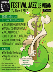 Festival Jazz au Vigan (30) // 07 & 08 avril 2017