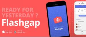 L'application photo Flashgap vous fait revivre votre soirée mais le lendemain... à midi !