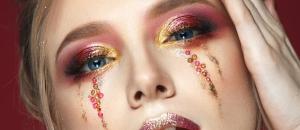 Maquillage : Glitter Tears, la nouvelle tendance 3D