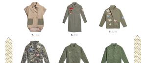 Les vestes militaires d'On Parle De Vous