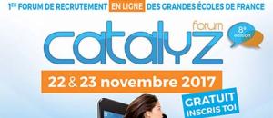 FORUM CATALYZ, 1er Forum en ligne pour les élèves ingénieurs et jeunes diplômés