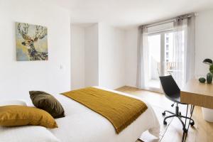 Coliving - Grenoble - Chambre chaleureuse de 12m² -G011