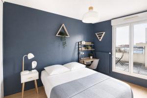 Coliving - Lyon - Grande chambre avec accès balcon - LY018