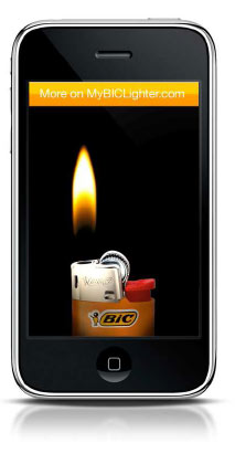  alt="My BIC(R) Lighter - une appli iphone qui met le feu"