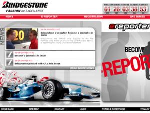  alt="Bridgestone e-reporter: devenez journaliste en 2008"