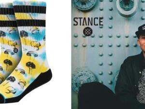  alt="Des chaussettes branchées signées par le célèbre skateur américain Ishod Wair"