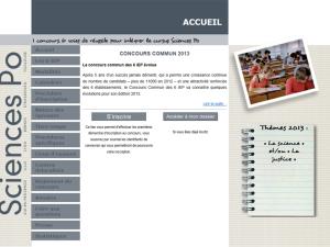  alt="Les concours communs des six IEP 2014"