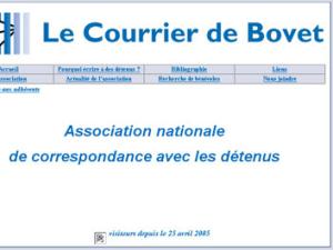  alt="Courrier de Bovet : un trait d'union entre les adhérents de cette association et les personnes détenues"