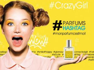  alt="CRAZY GIRL, le dernier parfum signé #HASHTAG"
