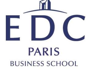  alt="CONCOURS LINK INTEGRE EDC PARIS BUSINESS SCHOOL"