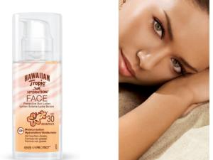  alt="Nouveau chez HAWAIIAN Tropic : LOTION SOLAIRE SILK HYDRATION VISAGE SPF 30"