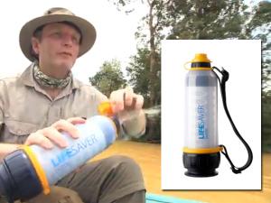  alt="Lifesaver, la bouteille qui permet de filtrer directement les bactéries et les impuretés dans l'eau"