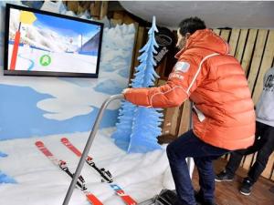  alt="Vous ne partez pas au ski alors tentez le simulateur de SKI!"