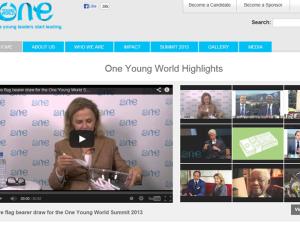  alt="One Young World, "le DAVOS des jeunes""