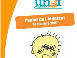  alt="Pour la troisième année consécutive, l'UNEF publie son enquête sur le panier étudiant"