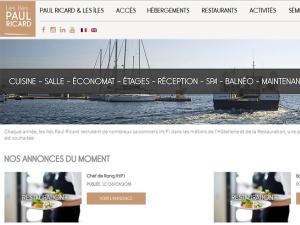 alt="Bon plan job d'été : 200 postes à pourvoir sur les îles Paul Ricard dans le Sud de la France"