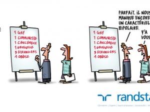  alt="Randstad en campagne contre les discriminations : La BD comme support des messages"