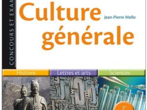  alt="Les Grands repères de la culture générale, 3e éditions -Jean-Pierre MELLO - Aux Editions Vuibert -"