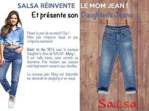  alt="SALSA présente son nouveau jeans MARY!"