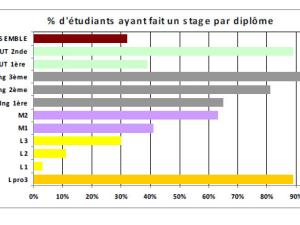 alt="Stage et statistiques : les stages dans l'enseignement supérieur"