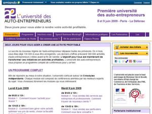  alt="Première Université des auto-entrepreneurs"