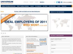  alt="Entreprises préférées étudiants en France en 2011"
