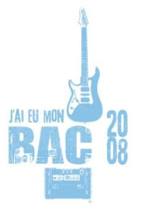  alt="T-shirt tendance et design : « j'ai eu mon bac ! »"