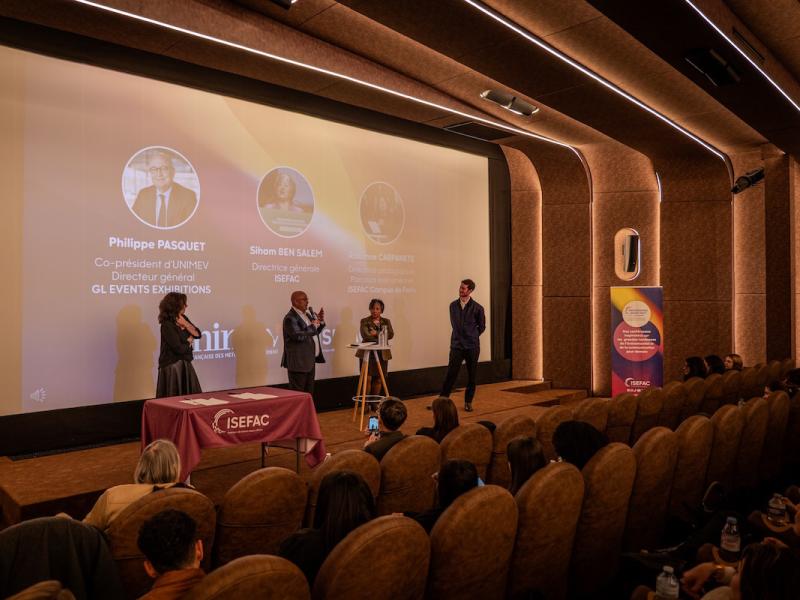 ISEFAC et UNIMEV renouvellent leur partenariat pour former et recruter les talents de l'événementiel