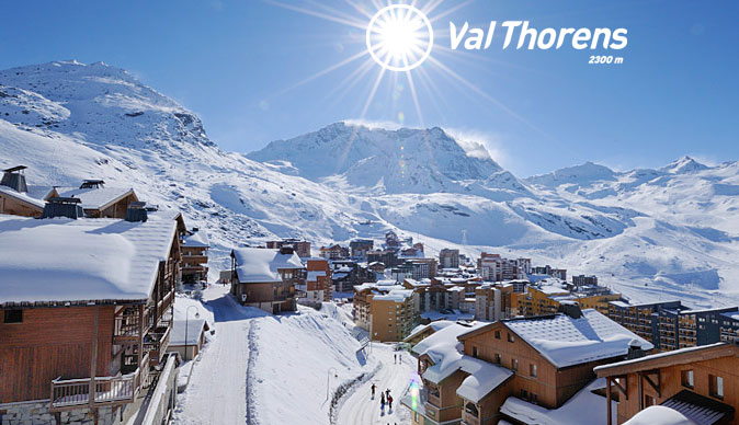 paysage de val thorens