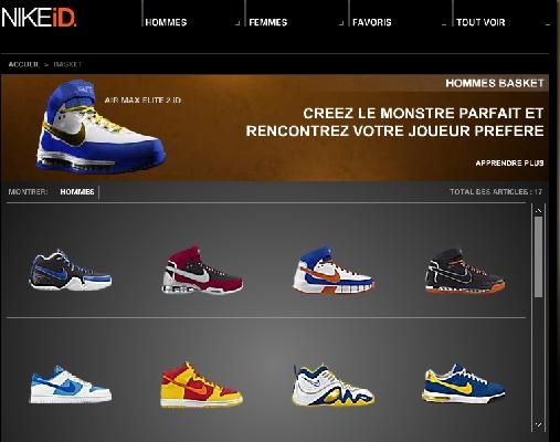 Créer chaussure nike shop